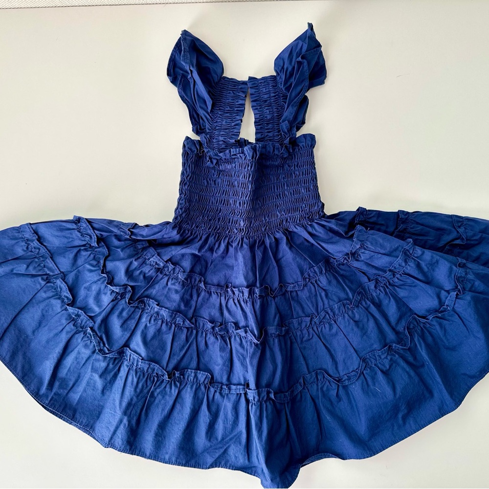 Hill House Home Baby Nap Dress Navy Blue